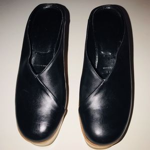 Vintage Robert Clergerie Black and Camel Wedges